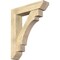 Ekena Millwork Merced Slat Rough Sawn Bracket w/ Offset Brace, Douglas Fir, 8"W x 36"D x 44"H BKT0806X36X44MRC06RDF - alternate 1